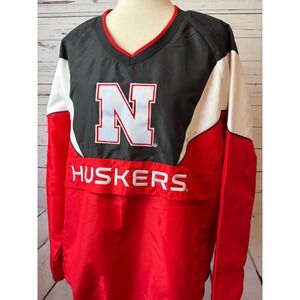 University of Nebraska Huskers sweatshirt windbreaker jacket XL GIII Sports NCAA